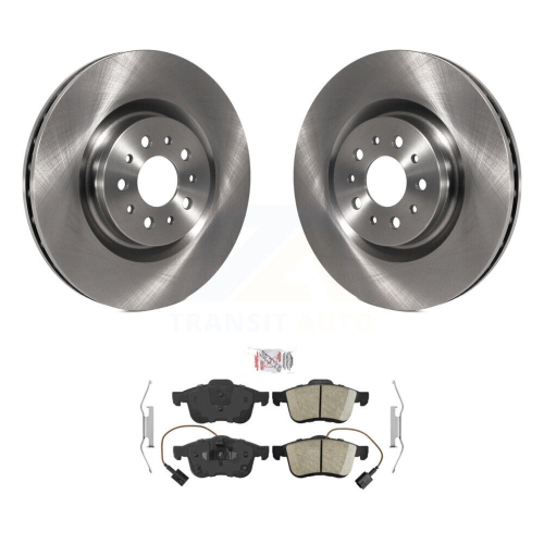 TRANSIT AUTO  Front Disc Brake Rotors And Ceramic Pads Kit for 2015-2021 Ram Promaster City K8A-104574