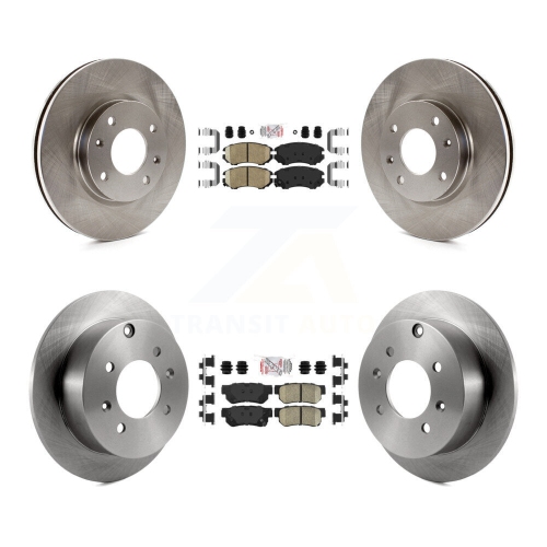 Front Rear Ceramic Pads And Disc Brake Rotors Kit For Hyundai Sonata Kia Optima Magentis K8A-102498