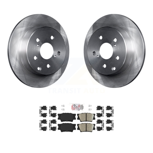 TRANSIT AUTO  Rear Disc Brake Rotors And Ceramic Pads Kit for Toyota Rav4 Lexus Hs250H K8A-100776