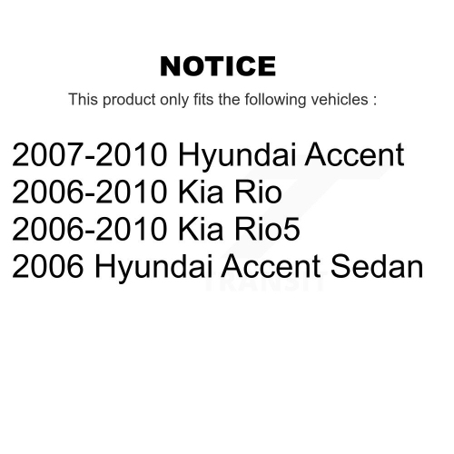 Ensemble de disque de frein avant semi-métallique à disque en céramique arrière pour Accent Kia Rio5 Rio 8&nbsp;A-102530 de Hyundai