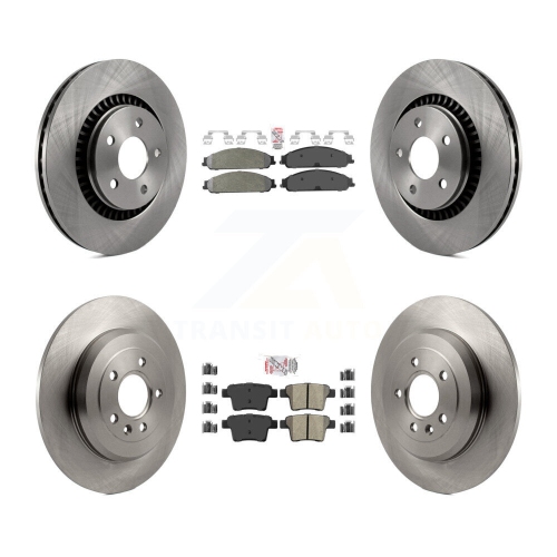 Front Rear Semi-Metallic Pad And Brake Rotor Kit For Ford Five Hundred Freestyle Taurus X K8A-102120