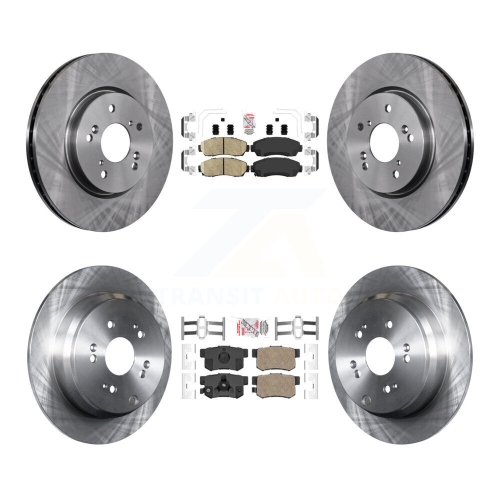 Front Rear Ceramic Pads And Disc Brake Rotors Kit For Honda CR-V Acura RDX K8A-102348