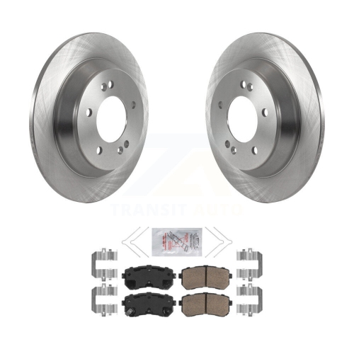 Rear Disc Brake Rotors And Ceramic Pads Kit For Hyundai Kona K8A100519