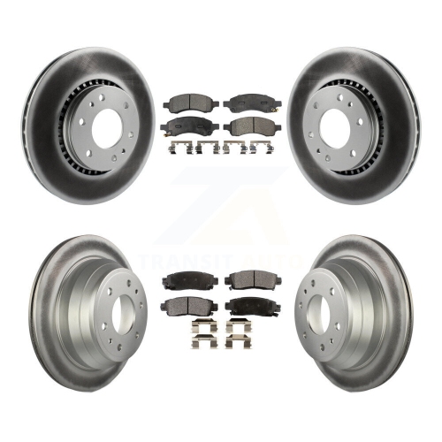 Ensemble de plaquettes semi-métalliques pour disques de frein arrière Trailblazer GMC Envoy XL KGF-100572 DE Chevrolet