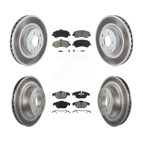 Disques de frein à disque à revêtement arrière avant, ensemble de plaquettes semi-métalliques pour Mercedes-Benz GLK350 GLK250 KG-100972