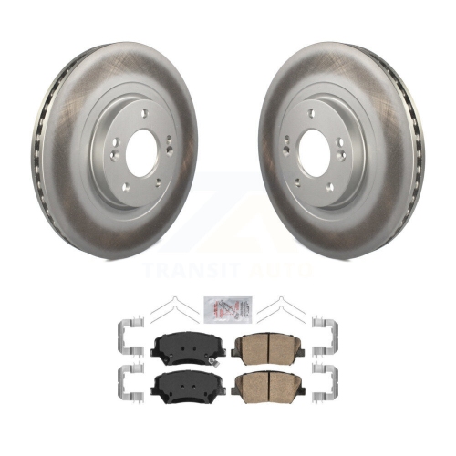 Disques de frein avant recouverts et ensemble de plaquettes en céramique pour Kia Sorento Hyundai Santa Fe Sport KGA-100979