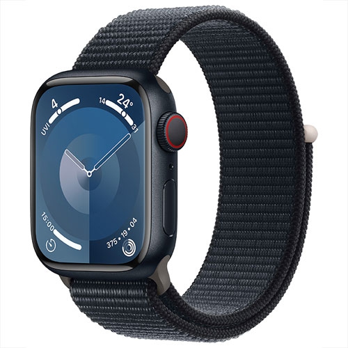 APPLE  Refurbished (Excellent) - Watch Series 9 (Gps + Cellular) 41MM Midnight Aluminum Case With Midnight Sport Loop In Multicolor