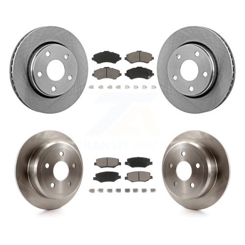 CMX  Front Rear Disc Brake Rotors And Ceramic Pads Kit for Jeep Wrangler Jk K8C-101031