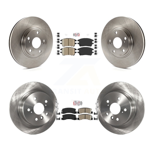 Front Rear Ceramic Pads And Disc Brake Rotors Kit For 20022003 Lexus