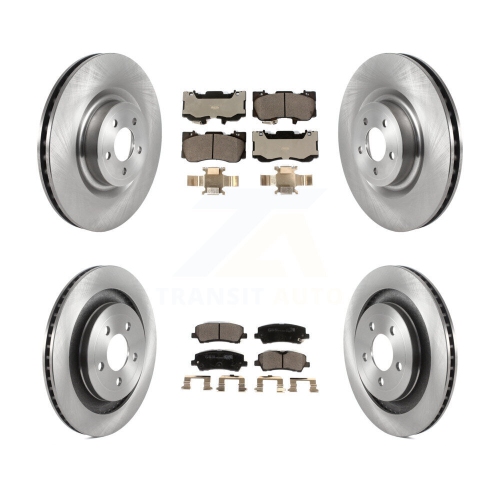 Front Rear Disc Brake Rotor Ceramic Pad Kit For 2020 Ford Mustang GT Premium/GT with 5.0L K8T-103859