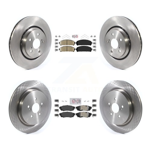 Front Rear Ceramic Pads And Disc Brake Rotors Kit For Lexus RX350