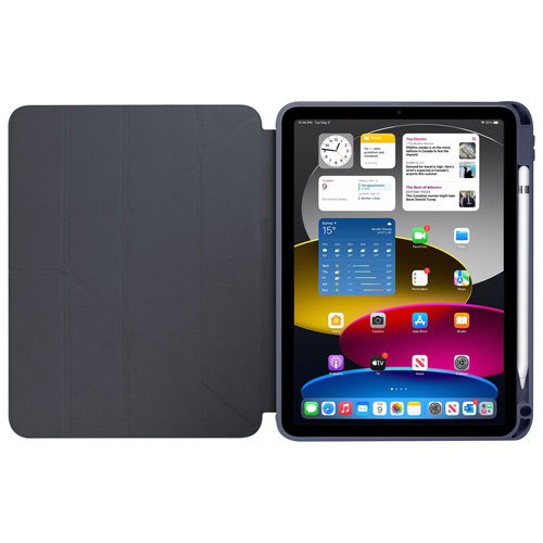 LOGiiX Origami+ Case for iPad Air 11" (M2/M3)/Air 10.9" (5th/4th Gen) - Midnight Blue