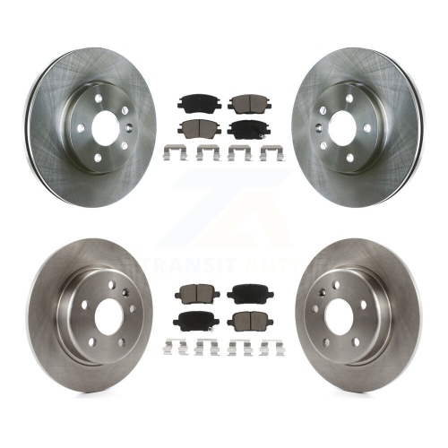 CMX  Front Rear Disc Brake Rotors And Ceramic Pads Kit for Chevrolet Cruze Bolt Ev Volt Euv K8C-101384