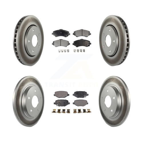 Ensemble de plaquettes semi-métalliques de frein avant arrière pour Dodge Grand Caravan Chrysler Town et KGF-102285