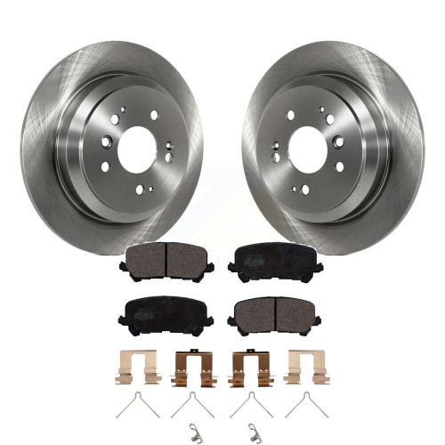 TRANSIT AUTO  Rear Disc Brake Rotors And Ceramic Pads Kit for Honda Pilot Ridgeline Passport K8T-102101