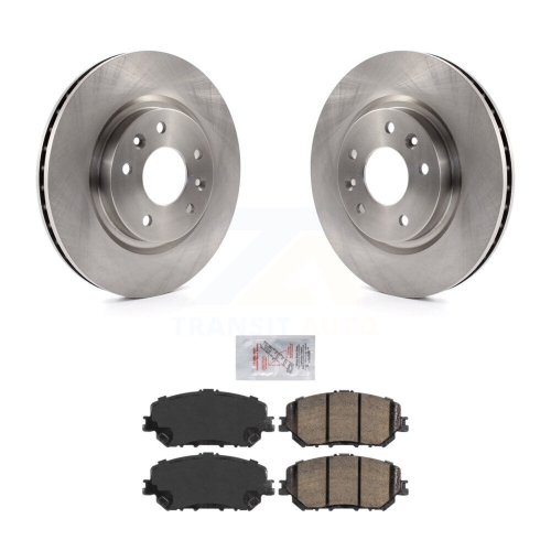 TRANSIT AUTO  Front Disc Brake Rotors And Ceramic Pads Kit for 2021 Nissan Rogue 1St Digit Of Vin Is K K8A-104171