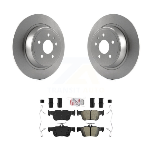 Ensemble de plaquettes semi-métalliques pour disques de frein enduits arrière pour Ford Escape Fusion Lincoln MKC MKX MKZ KGA-104002