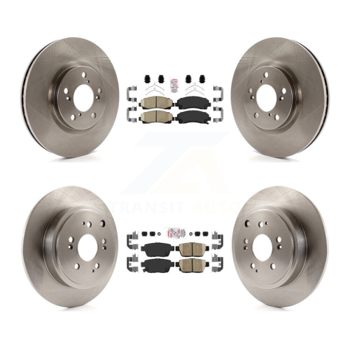 Front Rear Ceramic Pads And Disc Brake Rotors Kit For 2006-2014 Honda Ridgeline K8A-103049