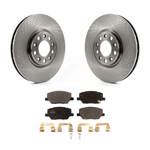 Front Disc Brake Rotors And Semi-Metallic Pads Kit For Jeep Compass Renegade Fiat 500X K8F-102491