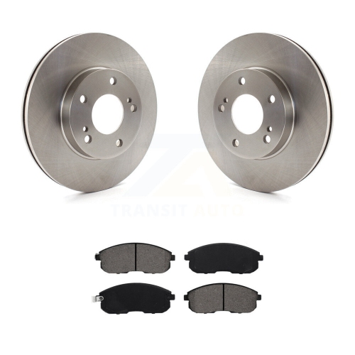 Image 1 of 10.. Front Disc Brake Rotors And Semi-Metallic Pads Kit For Nissan Maxima INFINITI I30 K8S-100258