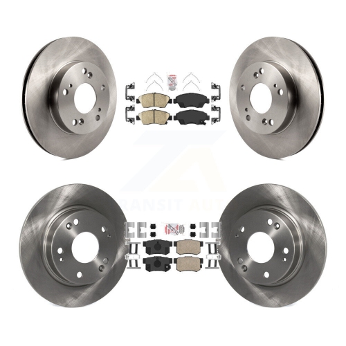 Image 1 of 10.. Front Rear Ceramic Pads And Disc Brake Rotors Kit For 2013-2015 Acura ILX 1.5L K8A-106620