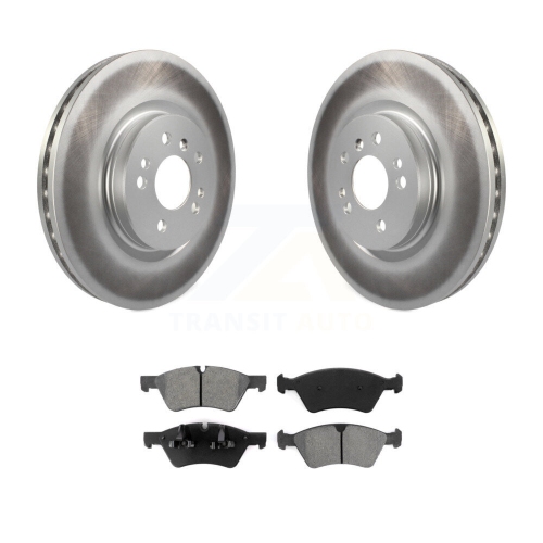 Image 1 of 10.. Front Coated Brake Rotor & Semi-Metallic Pad Kit For Mercedes-Benz ML350 ML320 R350 ML500 KGS-100339
