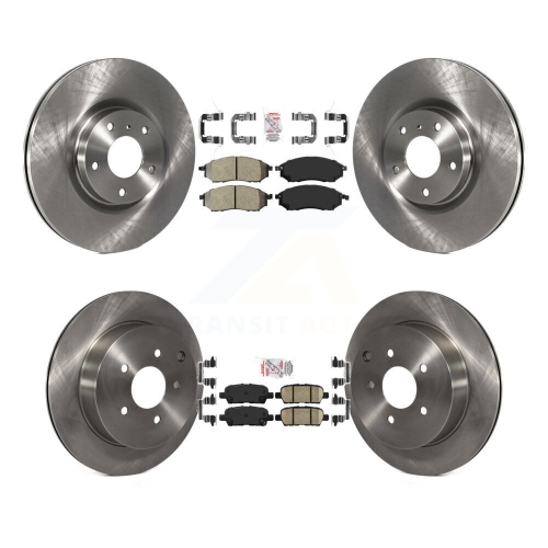 Image 1 de 10.. Plaquettes arrière semi-métalliques en céramique et disques de frein pour Nissan Murano K8&nbsp;A-103218