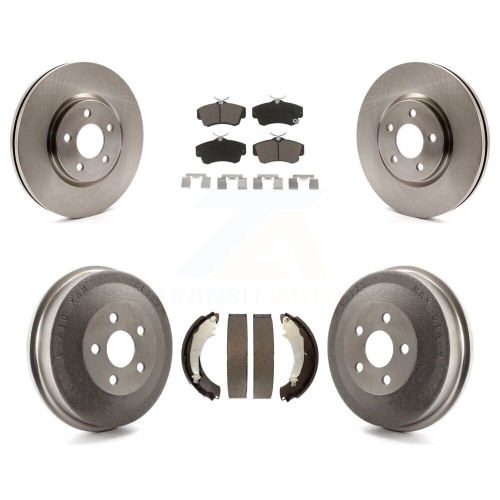Image 1 de 10.. Plaquettes et tambours en céramique pour disque de frein arrière avant pour Chrysler PT Cruiser TurboCharged K8C-102425