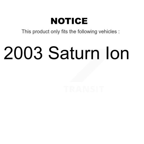 Front Rear Coated Disc Brake Rotors Semi-Metallic Pads And Drum Kit For Saturn Ion KGS-101649