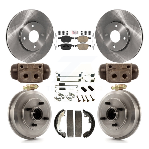 Ensemble de tampons et tambours en céramique pour rotor de frein arrière avant pour roulement de roue Focus Ford inclus 8&nbsp;A-105702