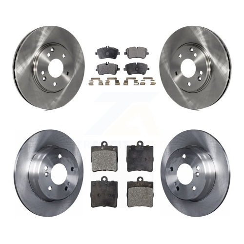 TRANSIT AUTO  Front Rear Disc Brake Rotors And Semi-Metallic Pads Kit for Mercedes-Benz Slk280 Slk300 K8F-101062