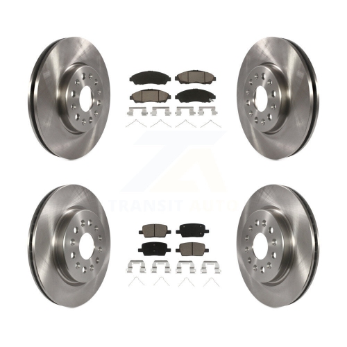 CMX  Front Rear Brake Rotor And Ceramic Pad Kit for Chevrolet Traverse Gmc Acadia Blazer Buick K8C-101277