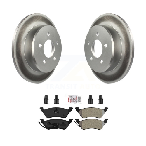 Image 1 de 10.. Ensemble de plaquettes semi-métalliques de frein à disque pour Dodge Grand Caravan Chrysler Town et KGA-103857