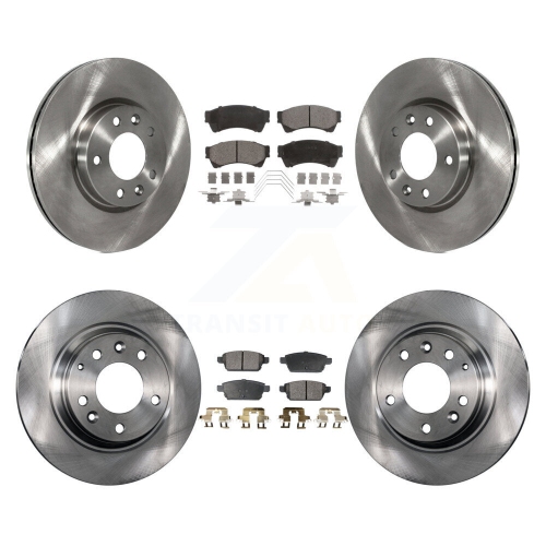 Image 1 of 10.. Front Rear Brake Rotor Ceramic Pad Kit For Ford Fusion Mazda 6 Lincoln MKZ Zephyr Mercury K8T-100945