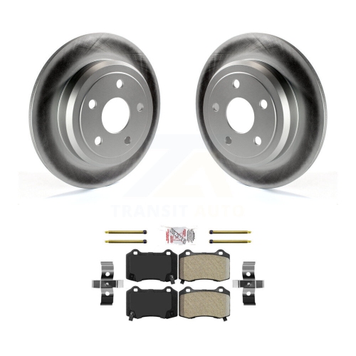 Image 1 de 10.. Ensemble de plaquettes semi-métalliques pour disques de frein enduits arrière pour Jeep Grand Cherokee Dodge Durango KGA-105385