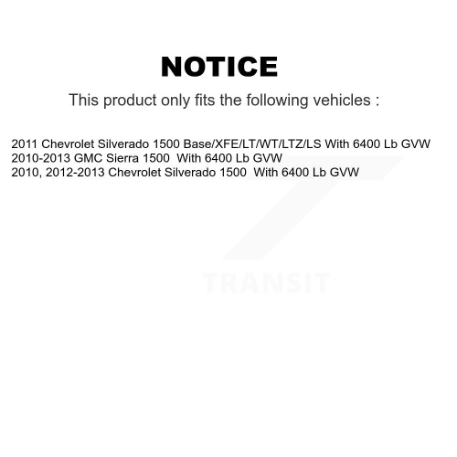 Front Rear Brake Rotor Ceramic Pad Drum Kit For GMC Sierra 1500 Chevrolet Silverado K8T-102648