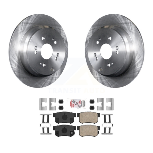 Image 1 of 10.. Rear Disc Brake Rotors And Ceramic Pads Kit For Acura RDX K8A-106165