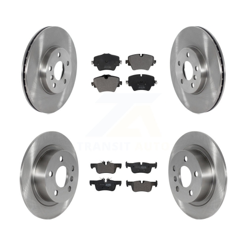 Image 1 of 10.. Front Rear Disc Brake Rotors And Semi-Metallic Pad Kit For Mini Cooper Countryman Clubman K8F-103496