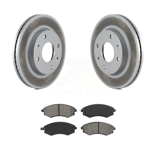 Image 1 de 10.. Kit de plaquettes semi-métalliques de frein à disque à revêtement avant pour Hyundai Elantra Sonata Kia Optima KGS-100273