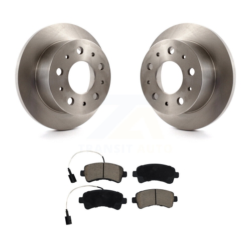 Image 1 of 8.. Rear Disc Brake Rotors And Ceramic Pads Kit For Ram ProMaster 3500 K8C-102013