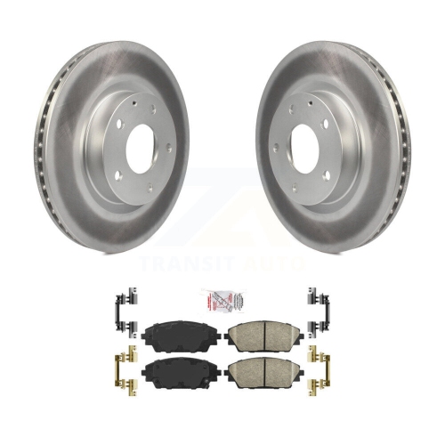 Image 1 de 10.. Disques de frein à disque et plaquettes en céramique enduits pour Mazda 3 CX-3 Sport KGA-100926