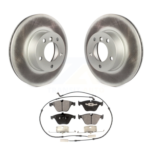 Image 1 of 10.. Front Coated Disc Brake Rotor And Semi-Metallic Pad Kit For BMW 328i xDrive 323i X1 328xi KGF-100405