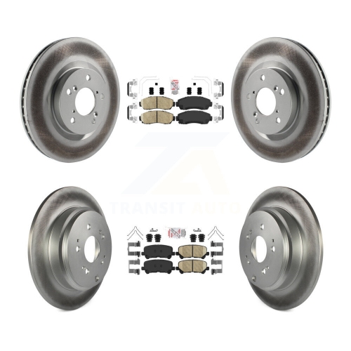 Image 1 de 10.. Plaquettes en céramique à l'avant et disques de frein recouverts pour Honda Odyssey KGA-101456 2011-2014