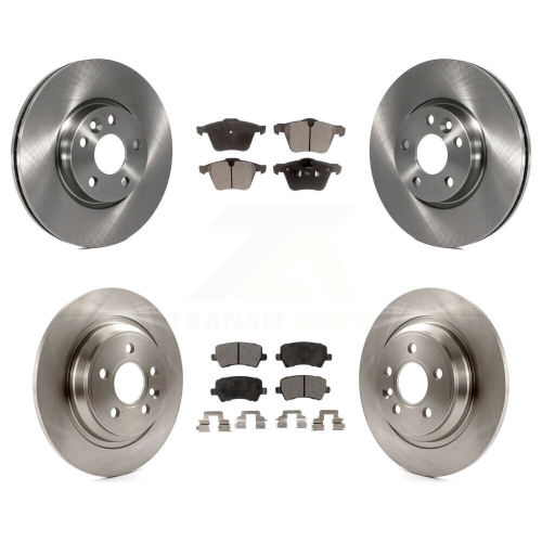 Image 1 de 10.. Kit de plaquettes en céramique pour disques de frein arrière avant pour Volvo V70 2008 avec 300&nbsp;mm diamètre K8T-102839