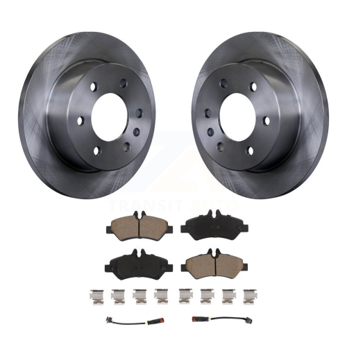 Image 1 of 10.. Rear Brake Rotors Ceramic Pad Kit For Sprinter 2500 Mercedes-Benz Dodge 3500 Freightliner K8C-101661