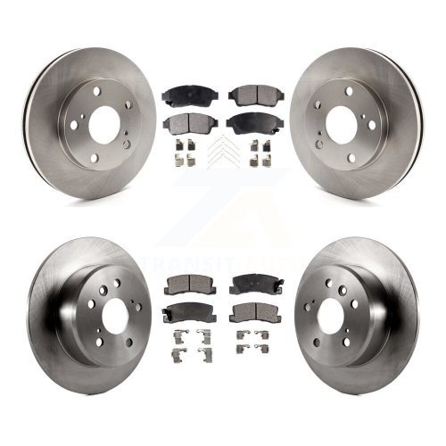 Image 1 de 10.. Disques de frein arrière avant et plaquettes en céramique pour Toyota Camry K8T-101097