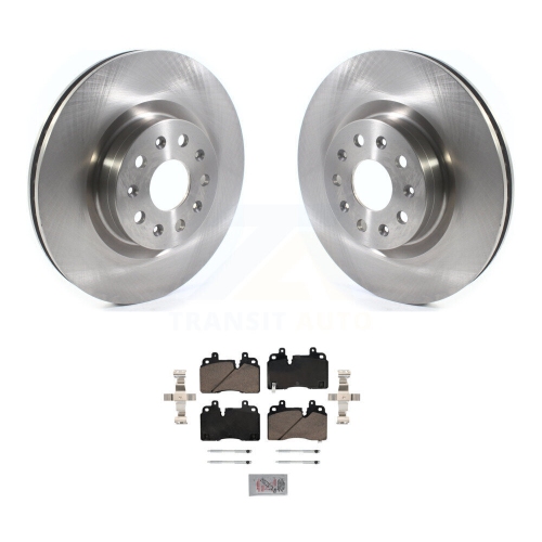 Image 1 de 10.. Ensemble de disques de frein à disque avant et plaquettes en céramique pour Cadillac CT6-8&nbsp;A-106998