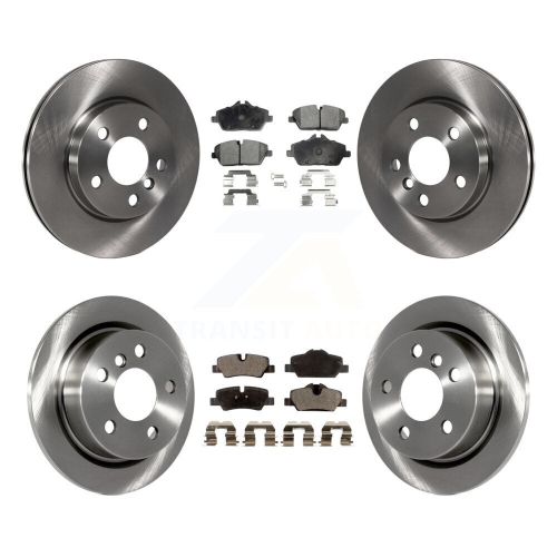 Image 1 of 10.. Front Rear Disc Brake Rotors And Ceramic Pads Kit For Mini Cooper K8T-101609