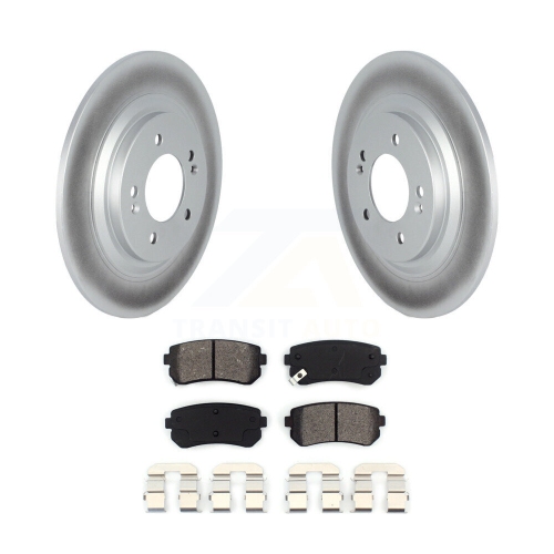 Image 1 de 10.. Plaquettes de frein semi-métalliques pour Kia Cadenza 17 avec roues de stationnement manuelles KGS-102308