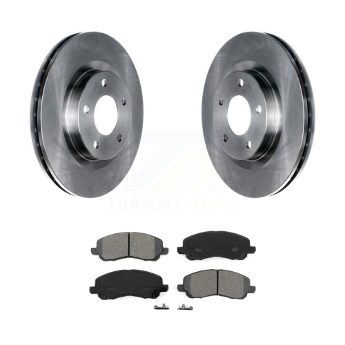 Image 1 of 10.. Front Brake Rotor & Semi-Metallic Pad Kit For Mitsubishi Jeep RVR Outlander Patriot Dodge K8S-100229